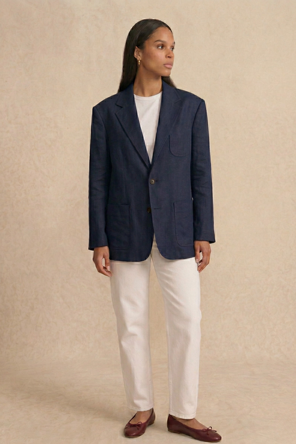 Scarlett Linen Blazer