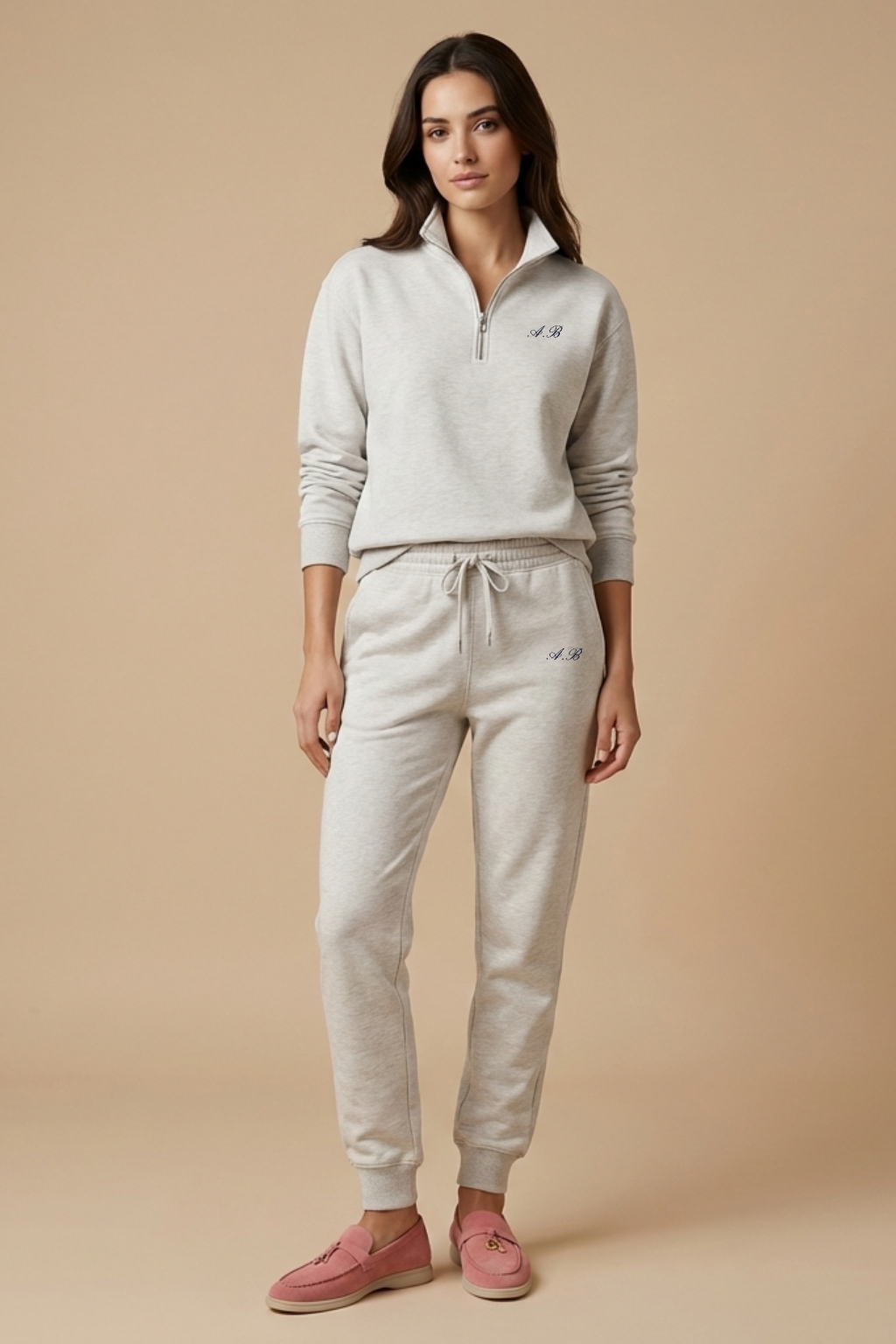 Monogram Zip Set
