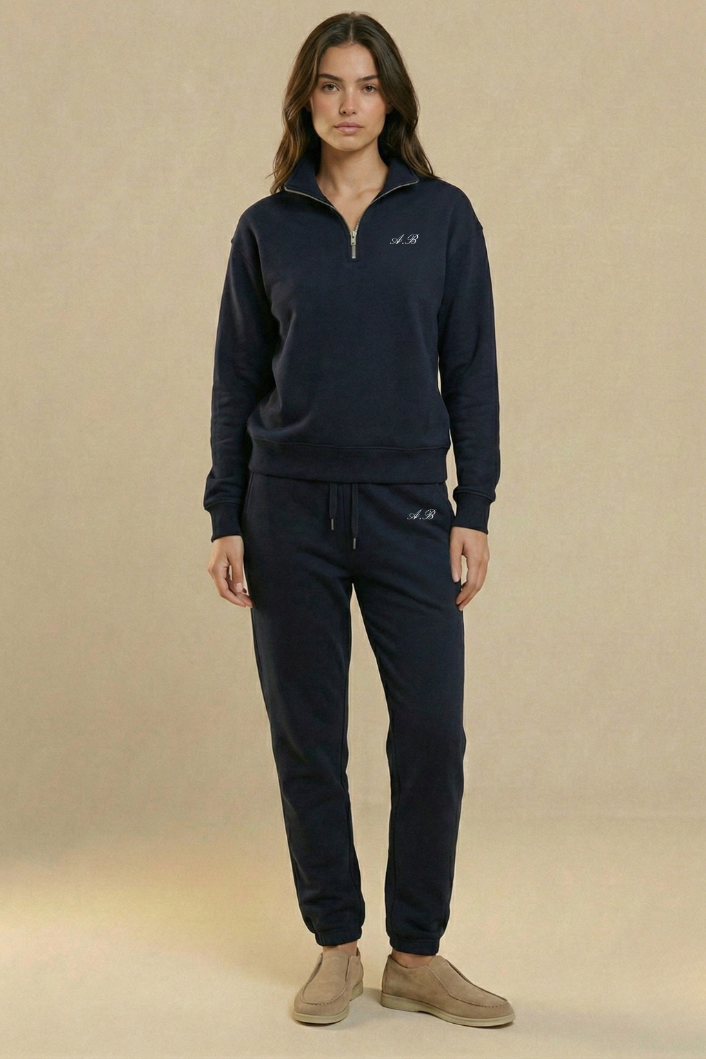 Monogram Zip Set